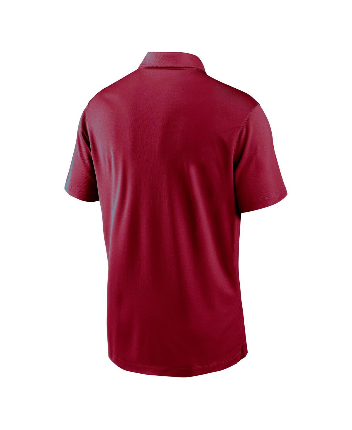 Nike Men's Crimson Washington State Cougars Victory Solid Performance Polo Shirt