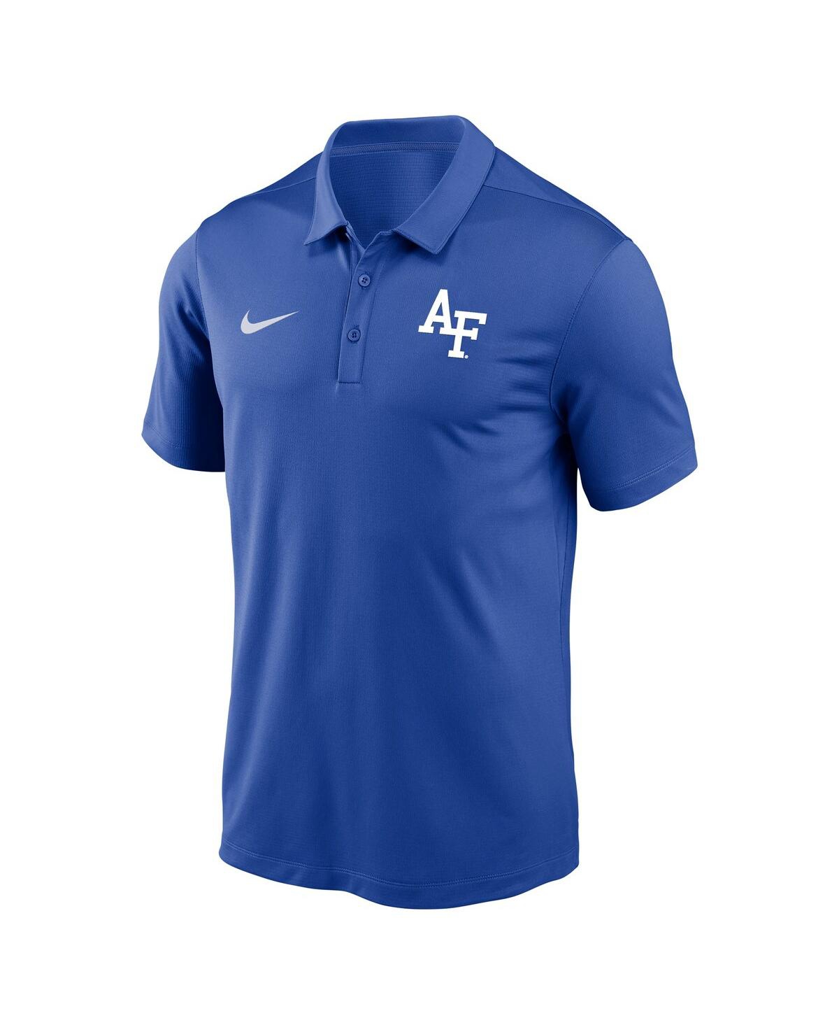 Nike Men's Royal Air Force Falcons Victory Solid Performance Polo Shirt In Blue