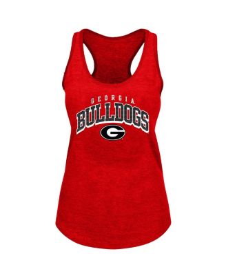 Women's Red Georgia Bulldogs Plus Size Arch Tank Top