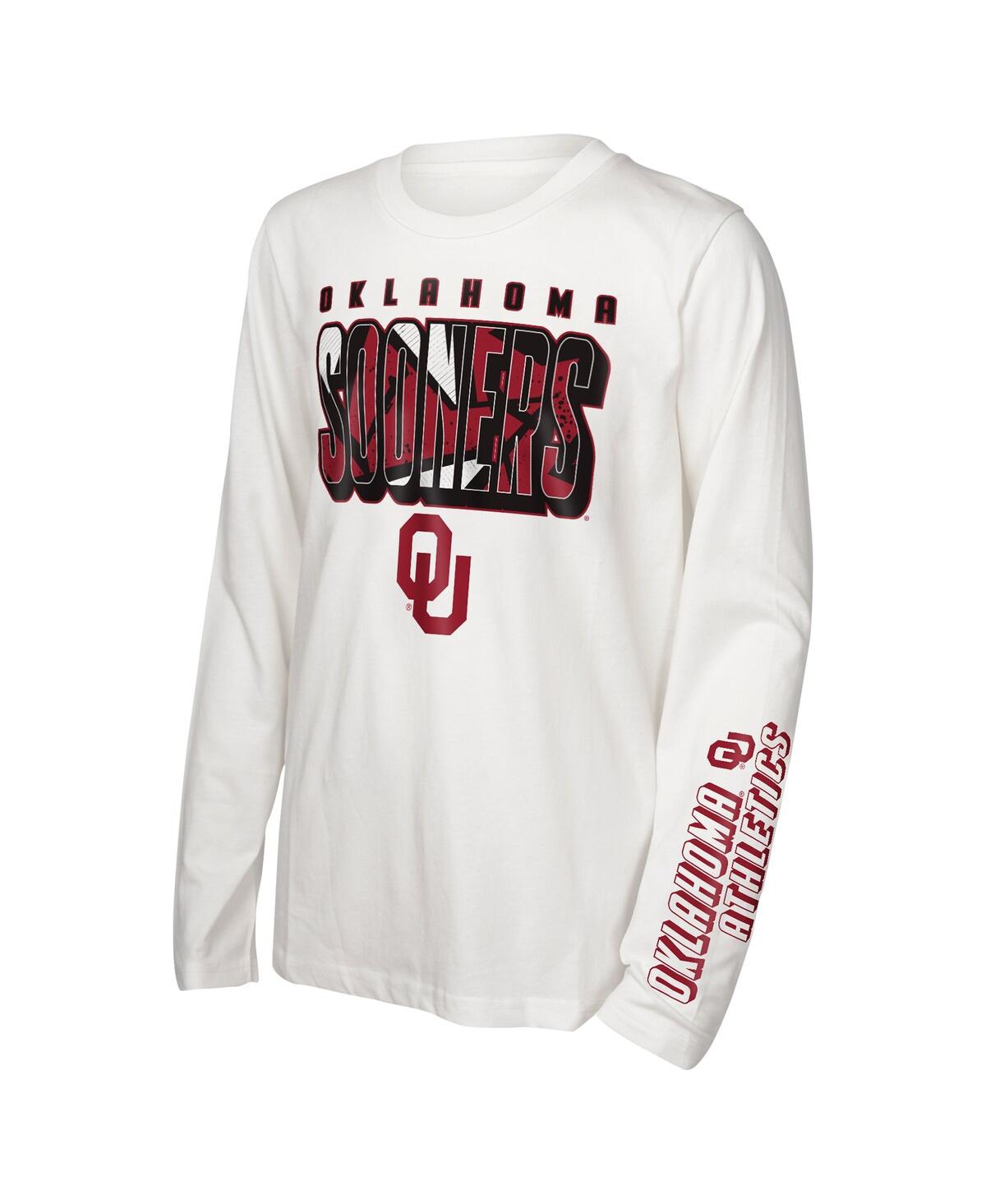 Outerstuff Big Boys And Girls Oklahoma Sooners In The Mix T-shirt Combo Set In Multi