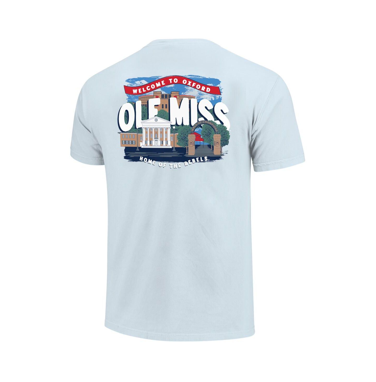 Детская футболка Image One Light Blue Ole Miss Rebels Local Campus Scene — фото 2