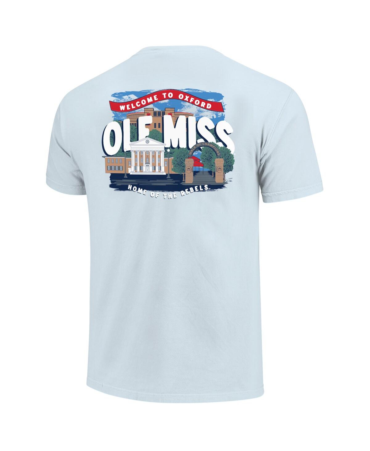 Image One Big Boys And Girls Light Blue Ole Miss Rebels Local Campus Scene T-shirt In Blue