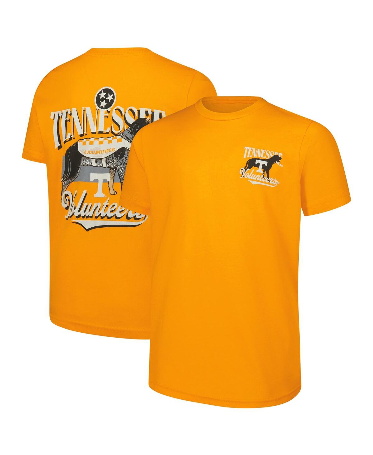 Image One Big Boys And Girls Tennessee Orange Tennessee Volunteers Mascot State Bridge Premiumâ Hyperlocal T-s In Yellow