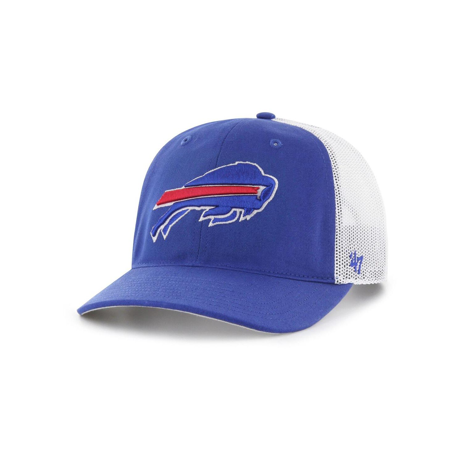 Big Boys and Girls Royal/White Buffalo Bills Trucker Adjustable Hat