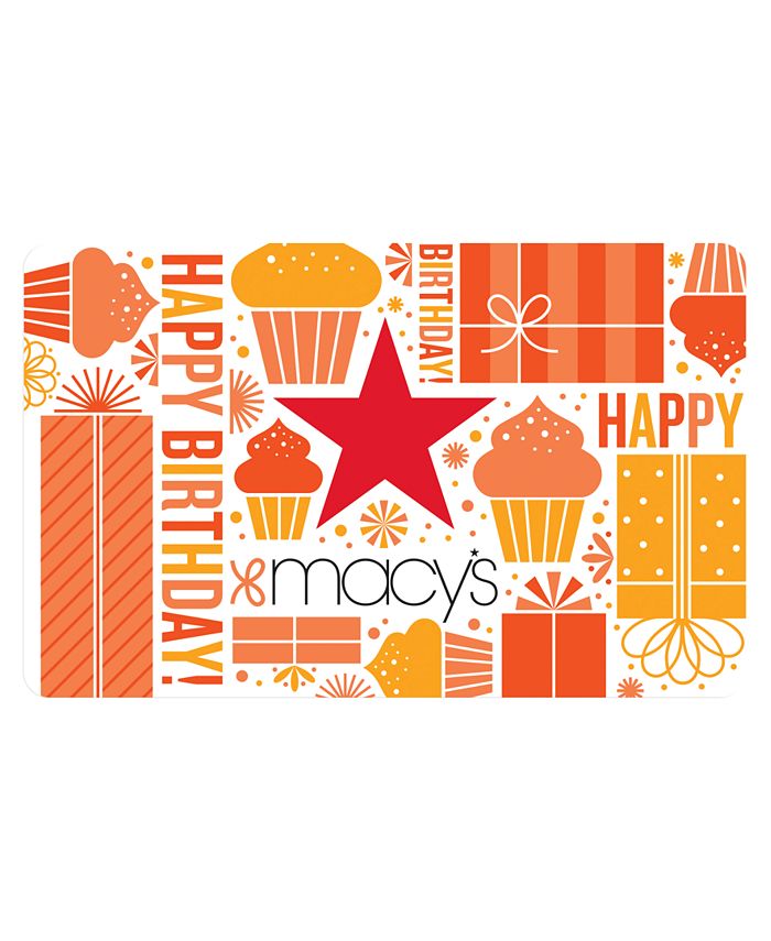 Macy's Macy's Birthday Gift Card with Letter Macy's