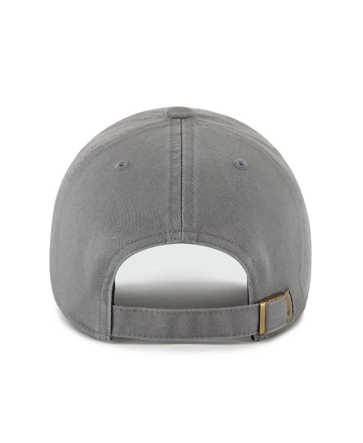 47 Brand Men's Dark Grey Ucf Knights Vault Clean Up Adjustable Hat In Gray