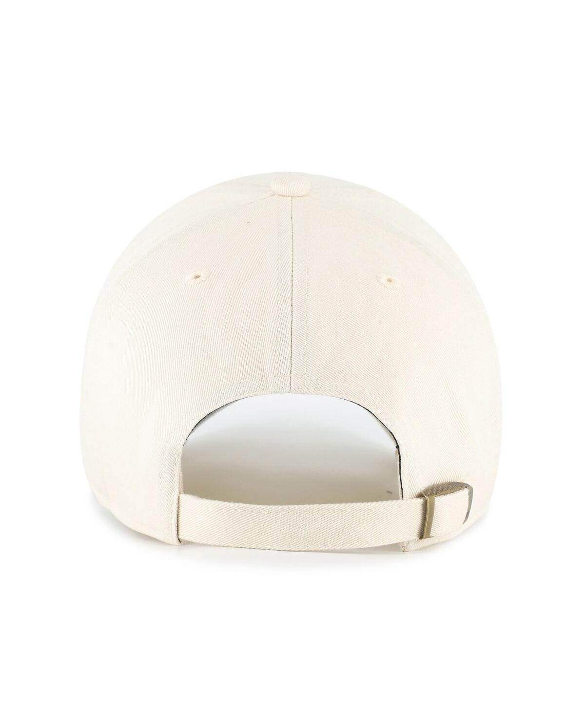 47 Brand Men's Cream Cornell Big Red Clean Up Adjustable Hat In White