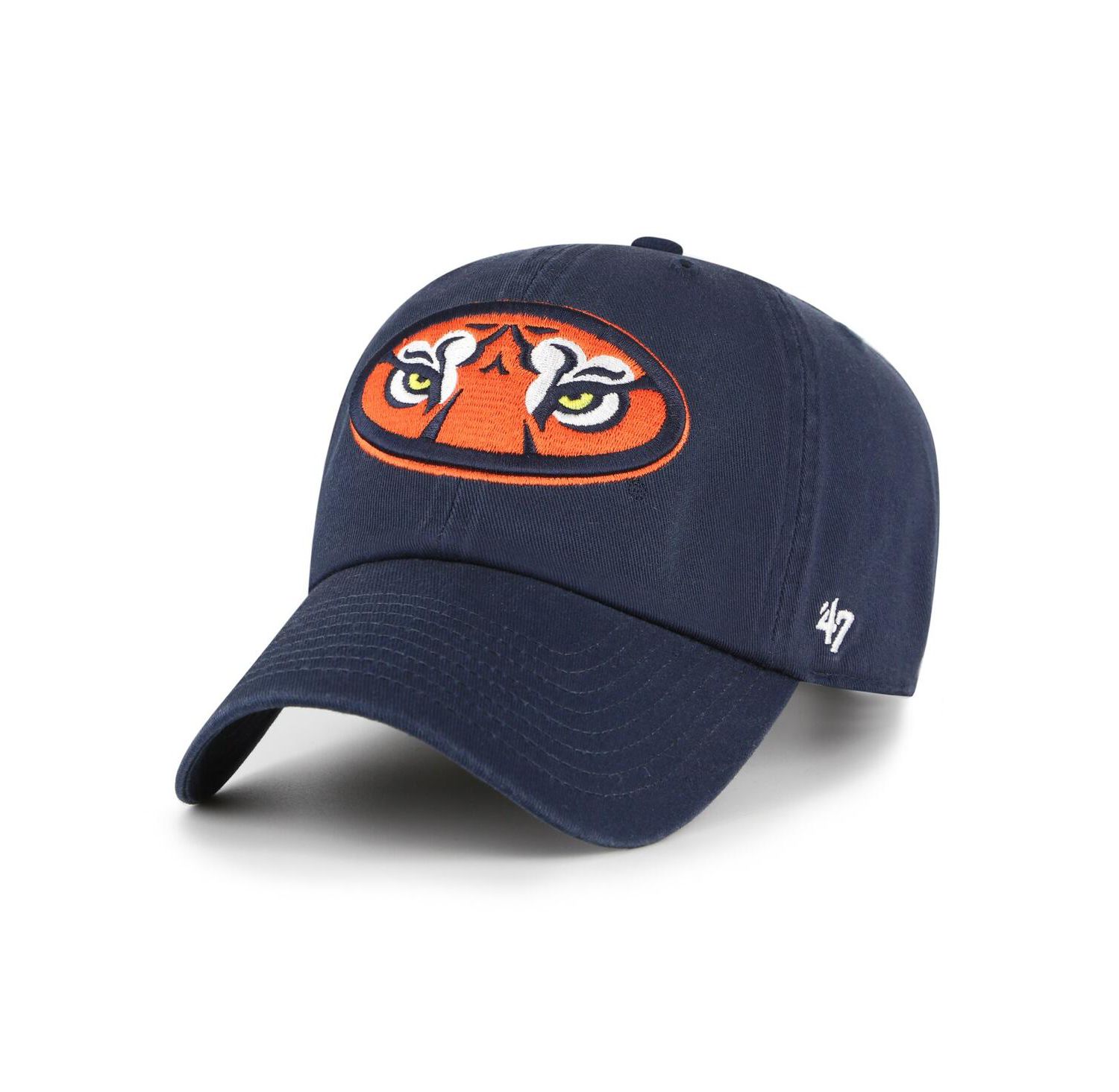 Men's Navy Auburn Tigers Clean Up Adjustable Hat