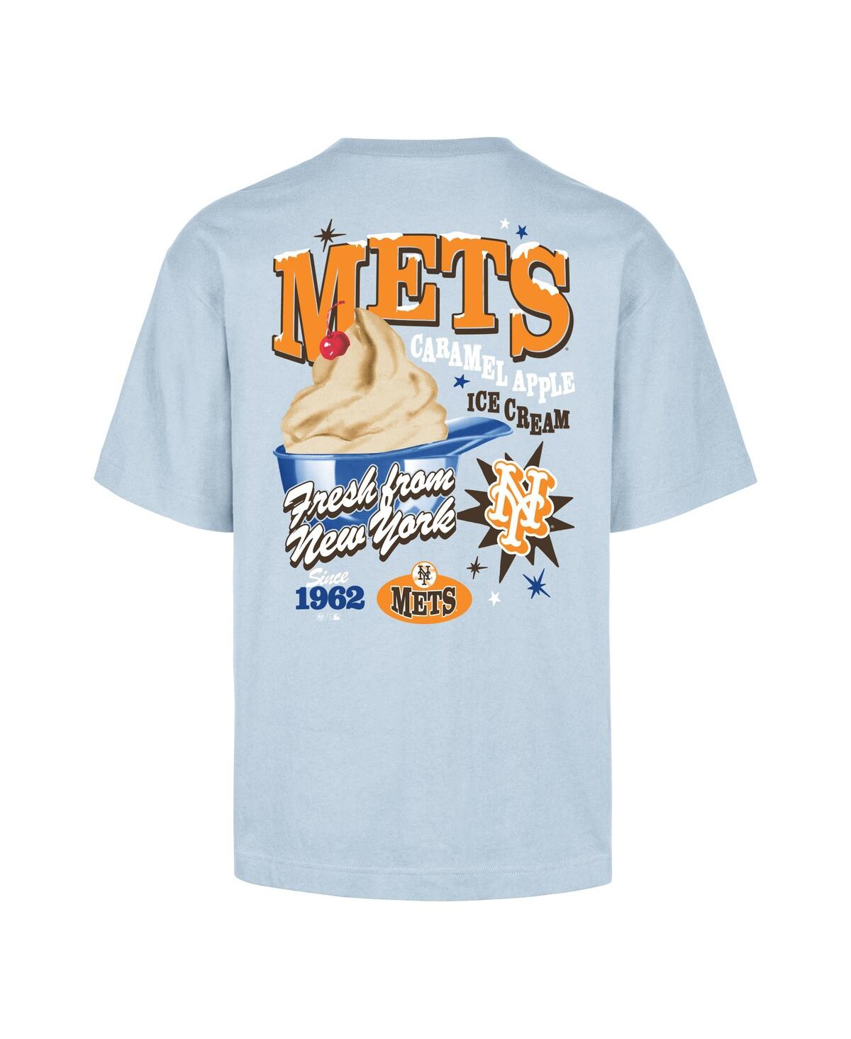 47 Brand Men's Light Blue New York Mets Ice Cream Parlor Foundation T-shirt In Multi