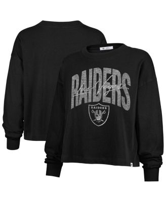 '47 Brand - Women's Black Las Vegas Raiders Muse Sydney Long Sleeve T-Shirt