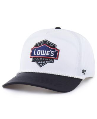 Men's White/Black Jimmie Johnson Lowe's Rope Hitch Adjustable Hat