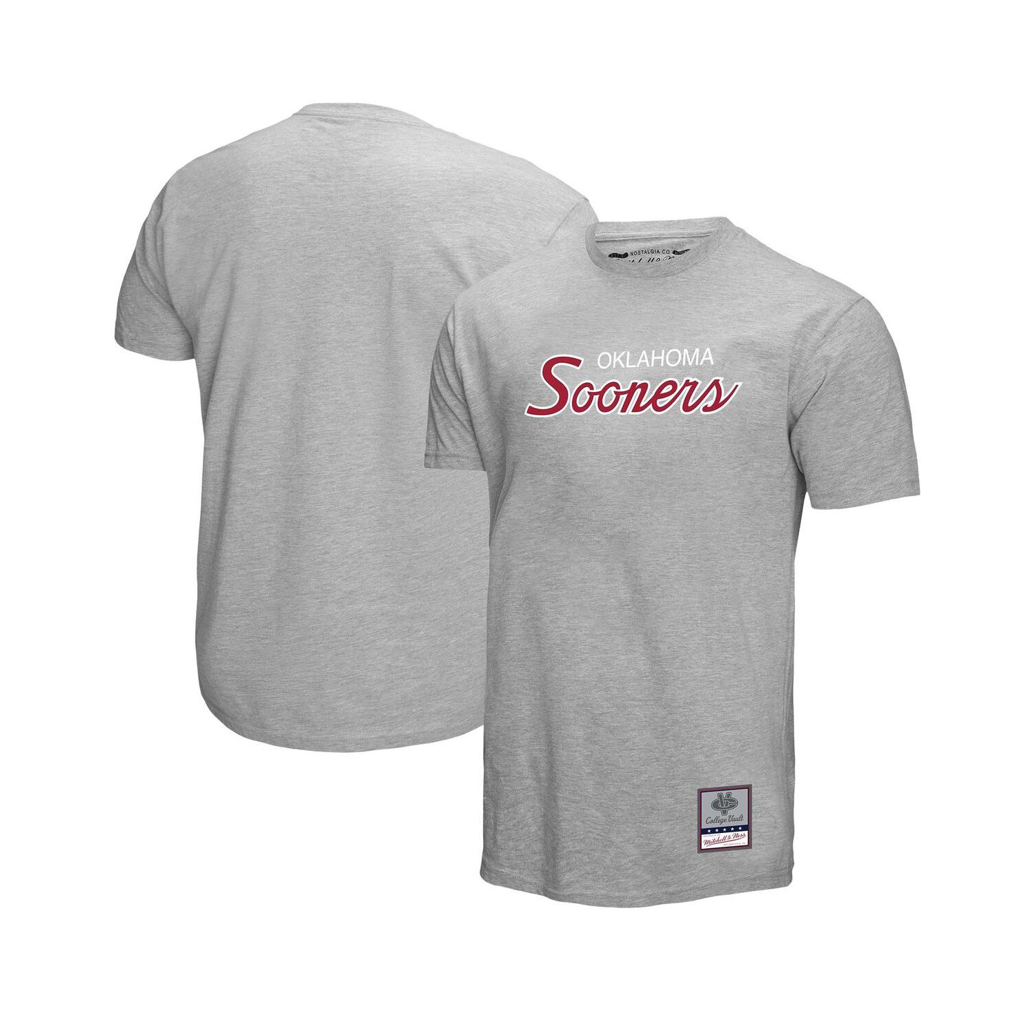 Men's Gray Oklahoma Sooners Elite Script T-Shirt