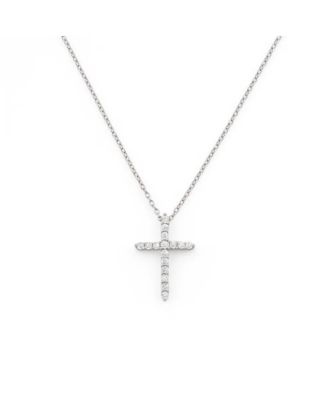 Cubic Zirconia Cross Necklaces for Women