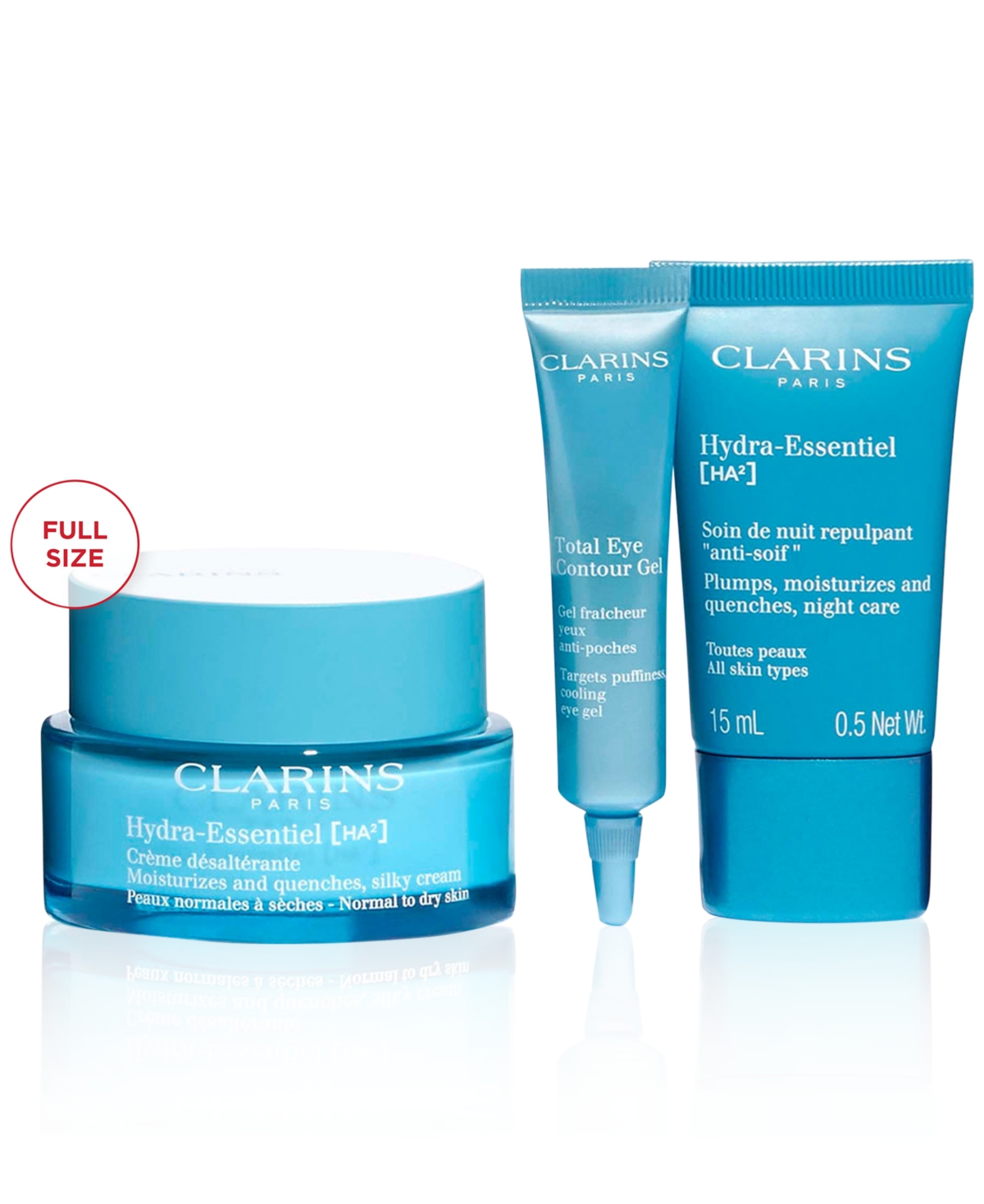 Clarins 4-pc. Hydra-essentiel Skin Care Starter Set In Transparent