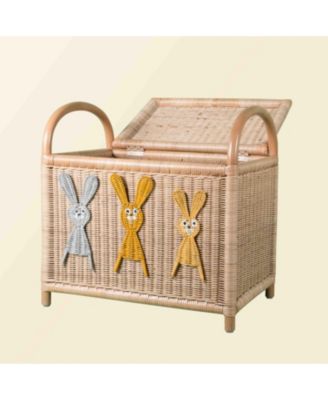 - Handcrafted Rattan Anais Storage Trunk with handles - Wicker