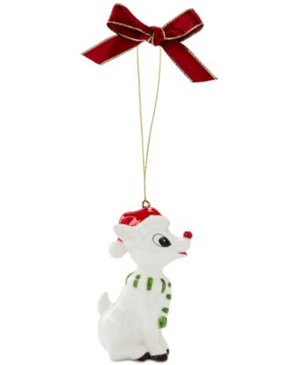 Spode - Christmas Tree Rudolph with Hat & Scarf Ornament