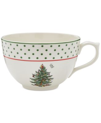 Spode - Christmas Tree Polka Dot Porcelain Jumbo Cup
