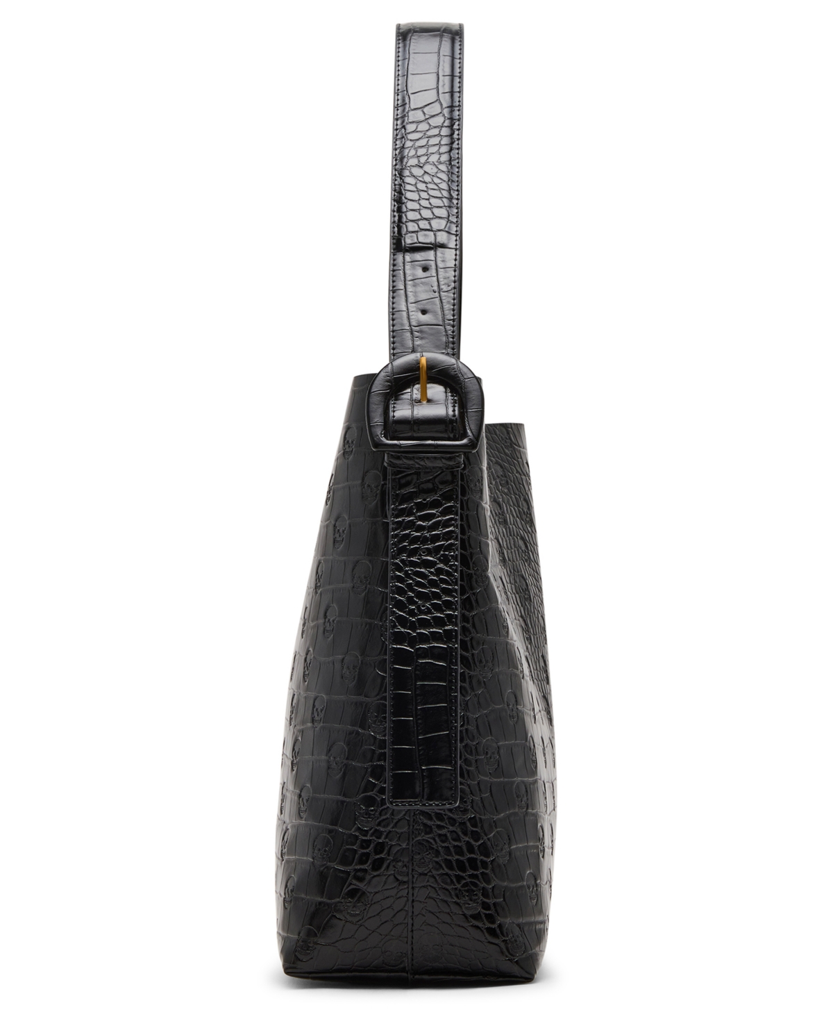 Betsey Johnson Headquarters Bucket Shoulder Bag In Black