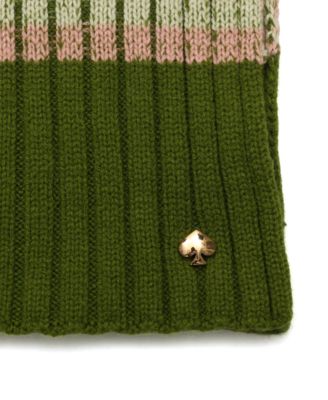 Striped Ribbed Scarf