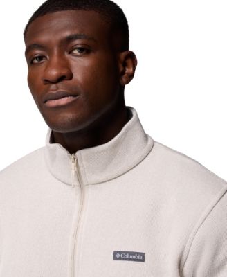 Men's Alto Pass Textured Knit Sweater Fleece Zip-Front Jacket