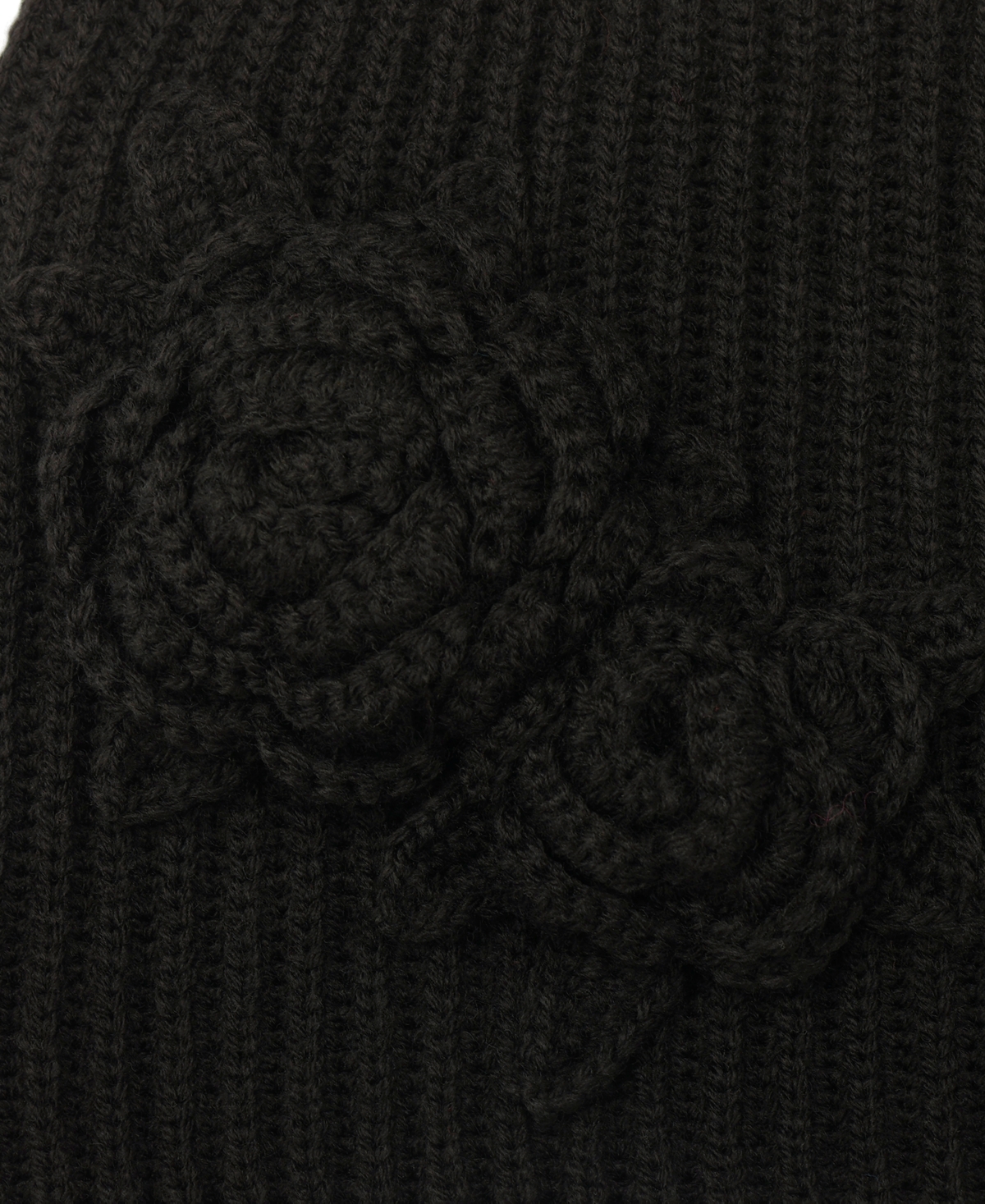 Kate Spade New York Park Roses Beanie In Black