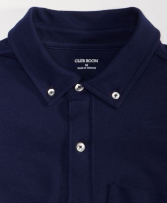 Men's Knit Button-Up Long-Sleeve Shirt, Macy's Exclusive