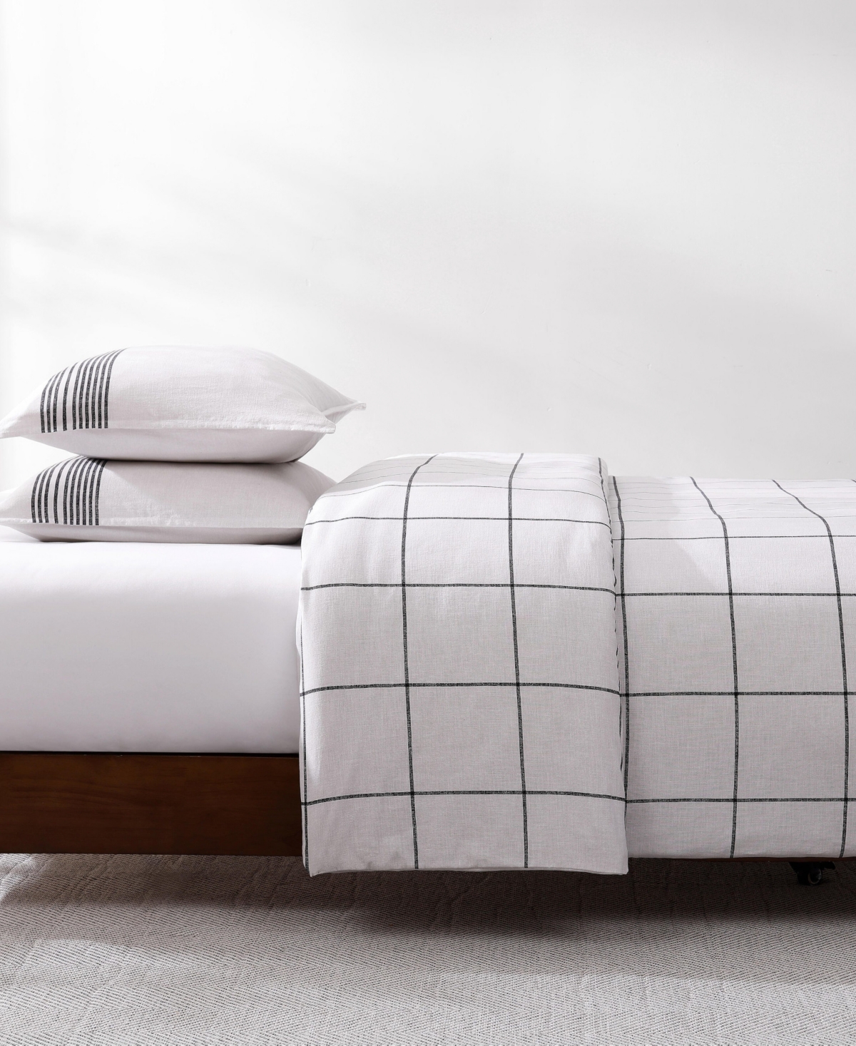 Tommy Hilfiger Brooklyn Heights Striped Cotton 2-piece Comforter Set, Twin/twin Xl In White