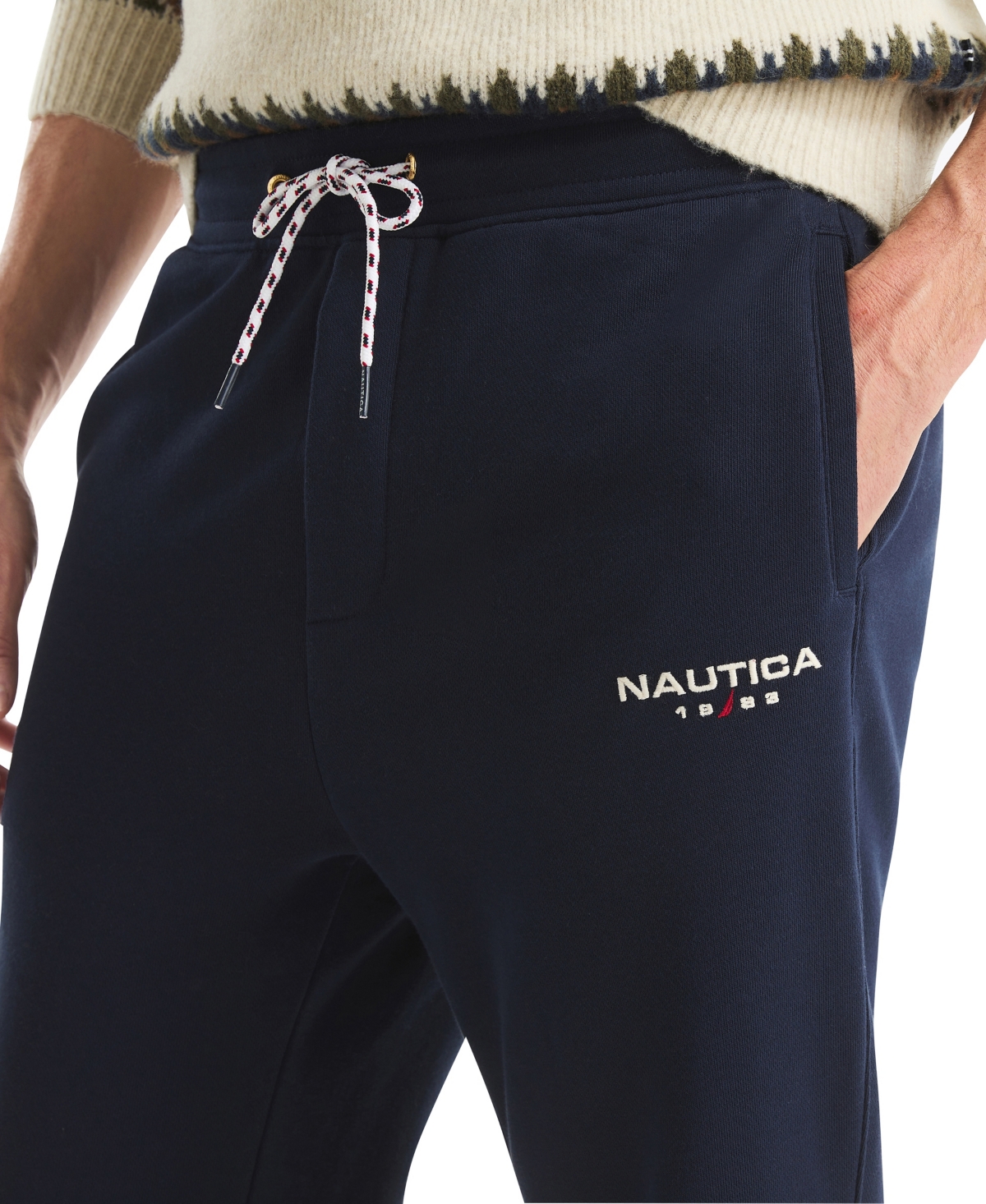 Nautica Men's Brushed Classic Fit Jogger Pants In Blue