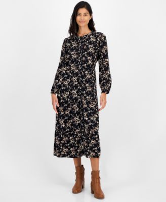 Style & Co - Women's Essex Floral-Print Tiered Dress