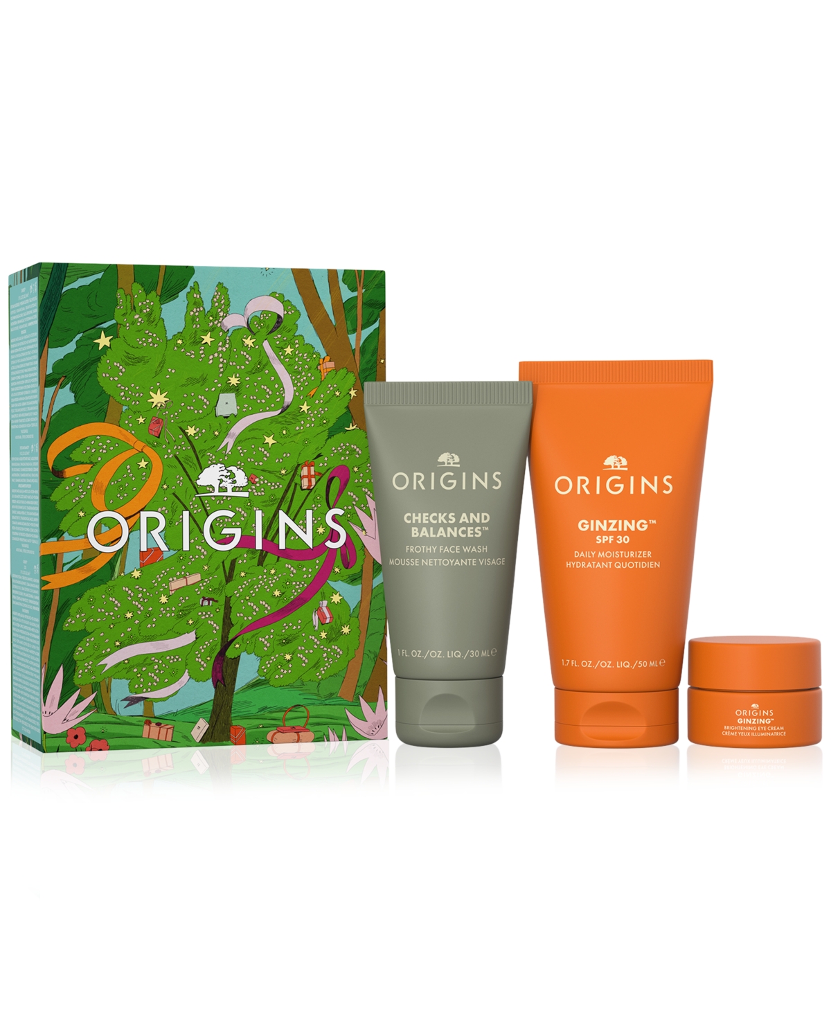 Origins 3-pc. Glowing Essentials Skin Care Set In Transparent