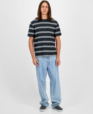 Men's Brett Short-Sleeve Cotton Striped T-Shirt, Macy's Exclusive 