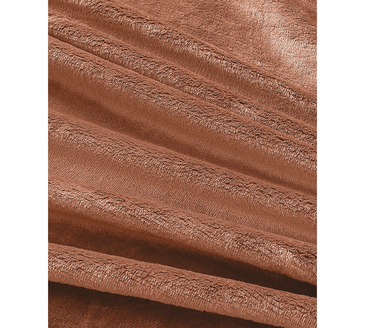 Chalet Decor Velvety Soft Plush Blanket, Twin In Brown