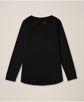 Luxe Stretch Jersey Swing Long Sleeve Tee
