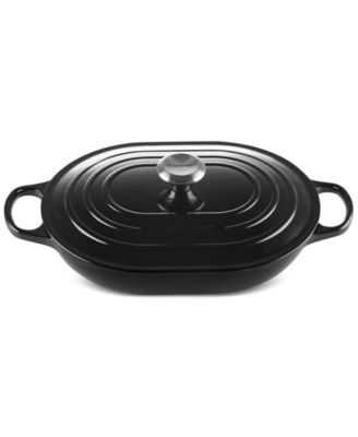 Enameled Cast Iron Signature 3.75-Quart Oblong Dutch Oven With Lid