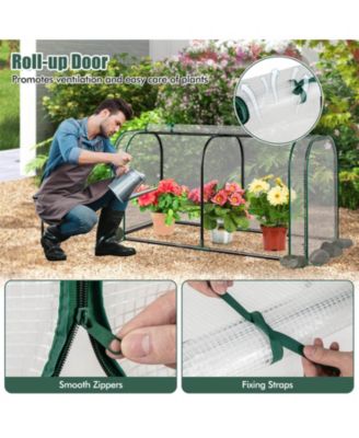 Portable Mini Tunnel Greenhouse for Indoor and Outdoor Gardening