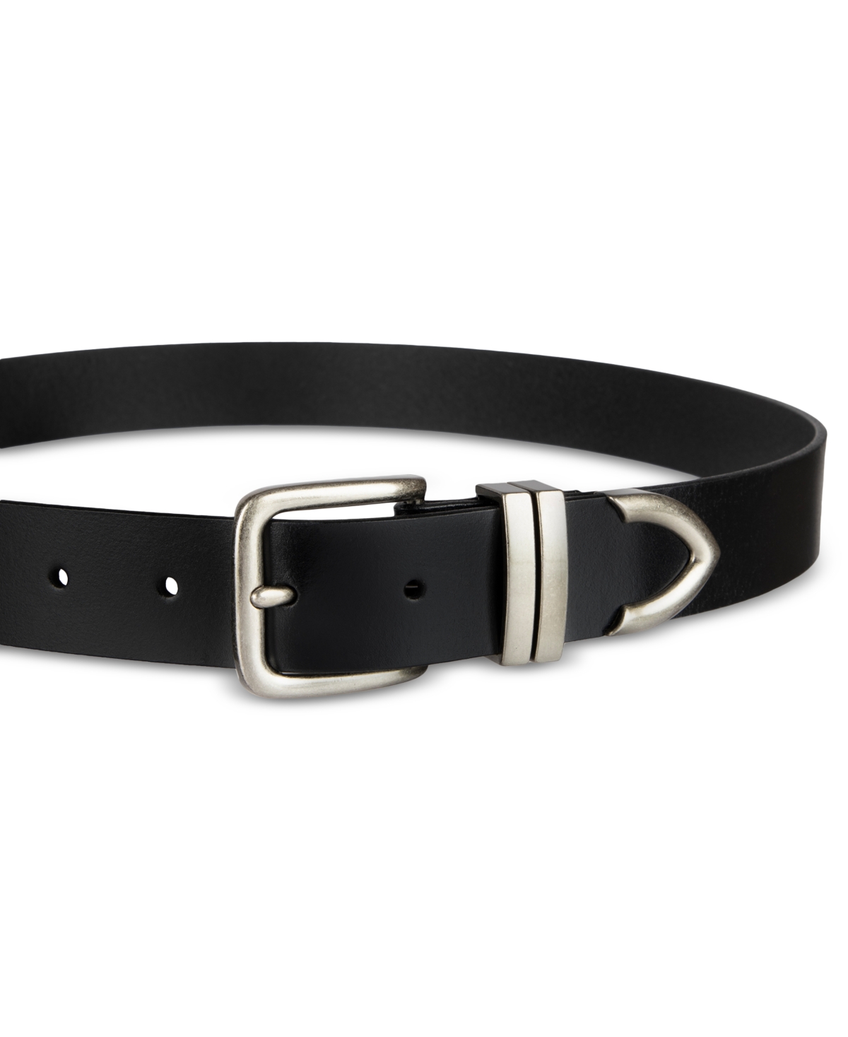 Levi's Casual Western Leather Belt In Black