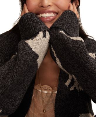 Women's Horse V-Neck Cardigan