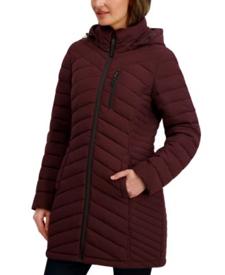 Women's Hooded Water-Resistant Puffer Coat