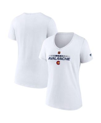 Fanatics - Women's White Colorado Avalanche Special Edition V-Neck T-Shirt