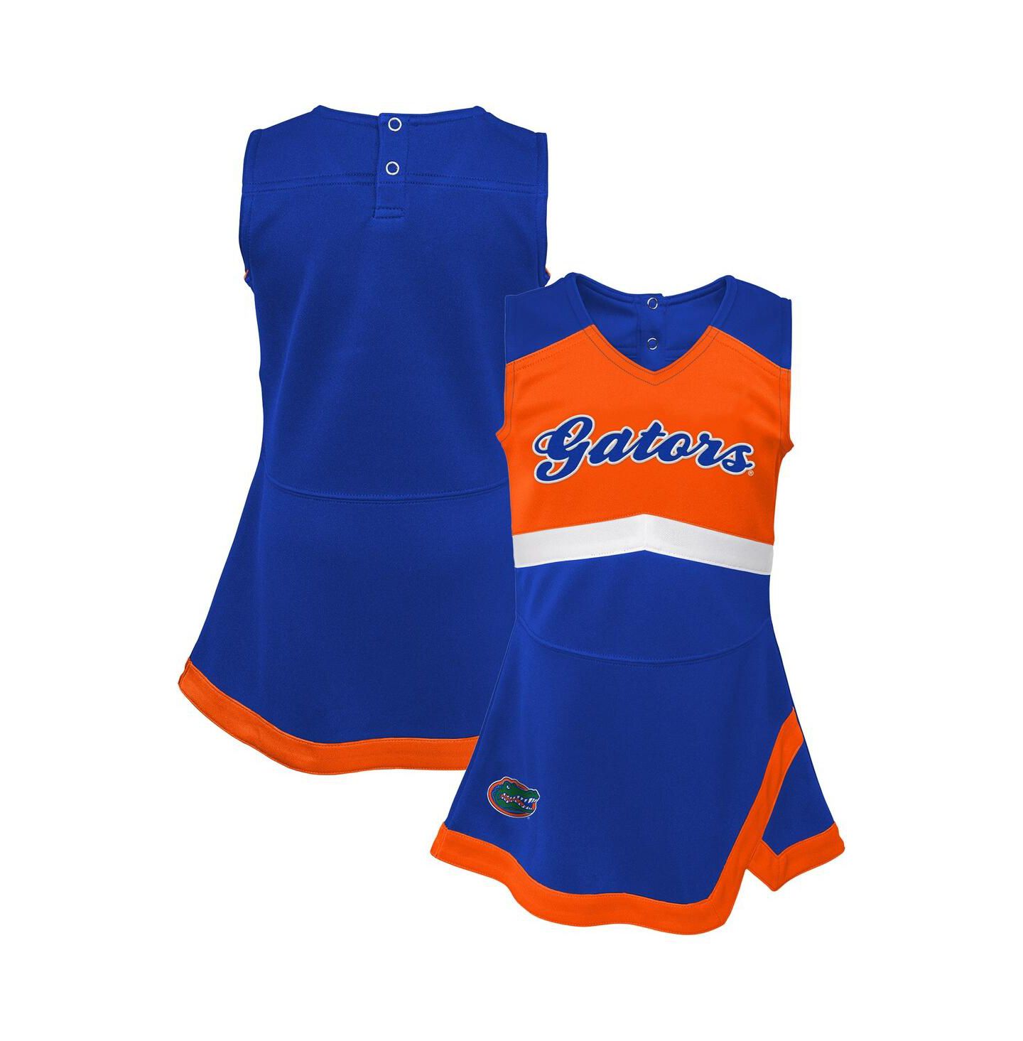 Платье Outerstuff Royal Florida Gators Cheer Captain Jumper Dress для девочек — фото 1