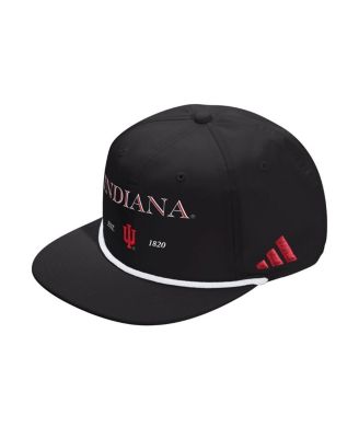 adidas - Men's and Women's Black Indiana Hoosiers Seasonal Rope Adjustable Hat