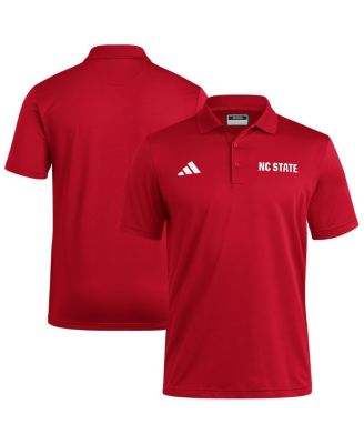adidas - Men's Red NC State Wolfpack Ultimate 365 Ottoman Polo Shirt