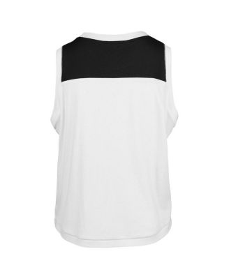 Women's White San Francisco Giants Premier Zoey Waist Length Tank Top