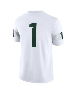 Men's 1 White Michigan State Spartans Game Jersey