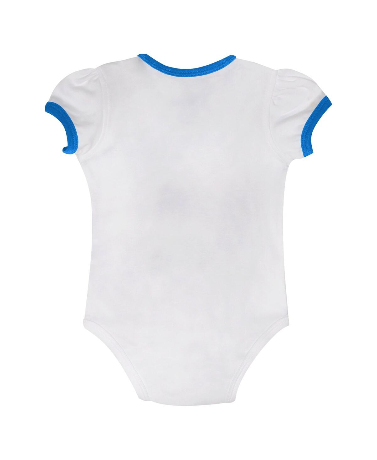 Outerstuff Newborn & Infant Los Angeles Chargers Love My Team Bodysuit & Skirt Set In White
