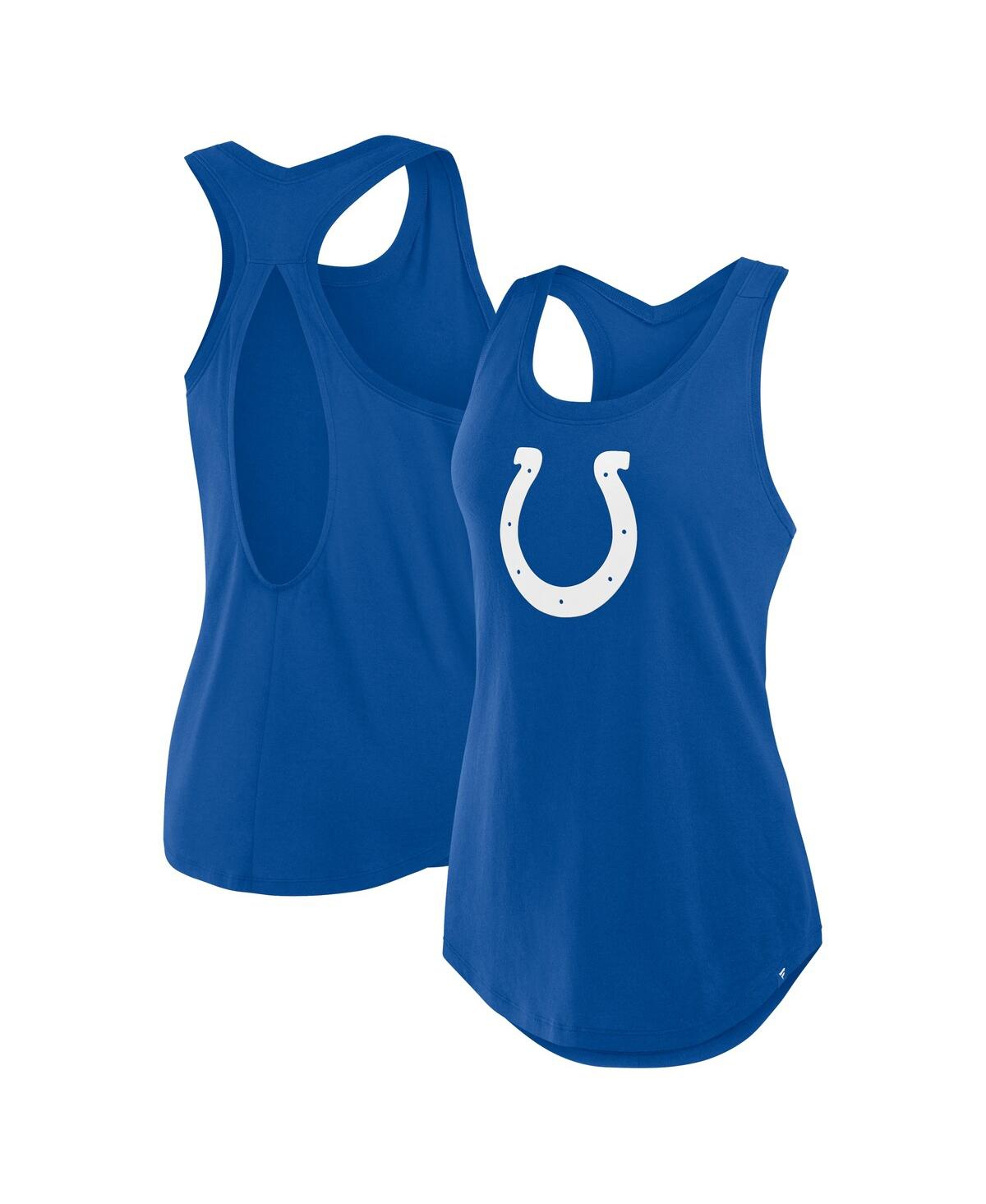 Fanatics Women's Royal Indianapolis Colts Iron Fan Tank Top - Royal