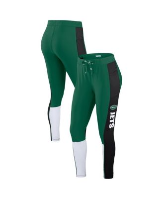 Women's Green/Black New York Jets Color Block Leggings