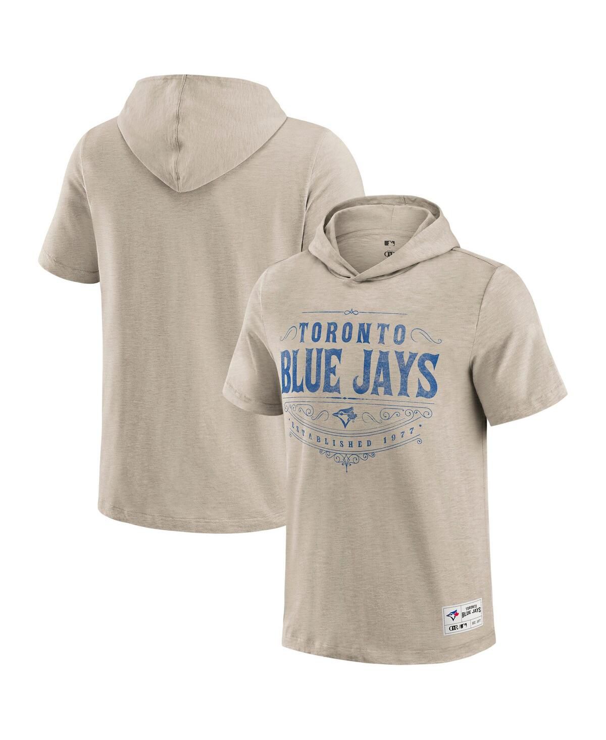 Мужская коричневая футболка с капюшоном Toronto Blue Jays от Darius Rucker Collection by