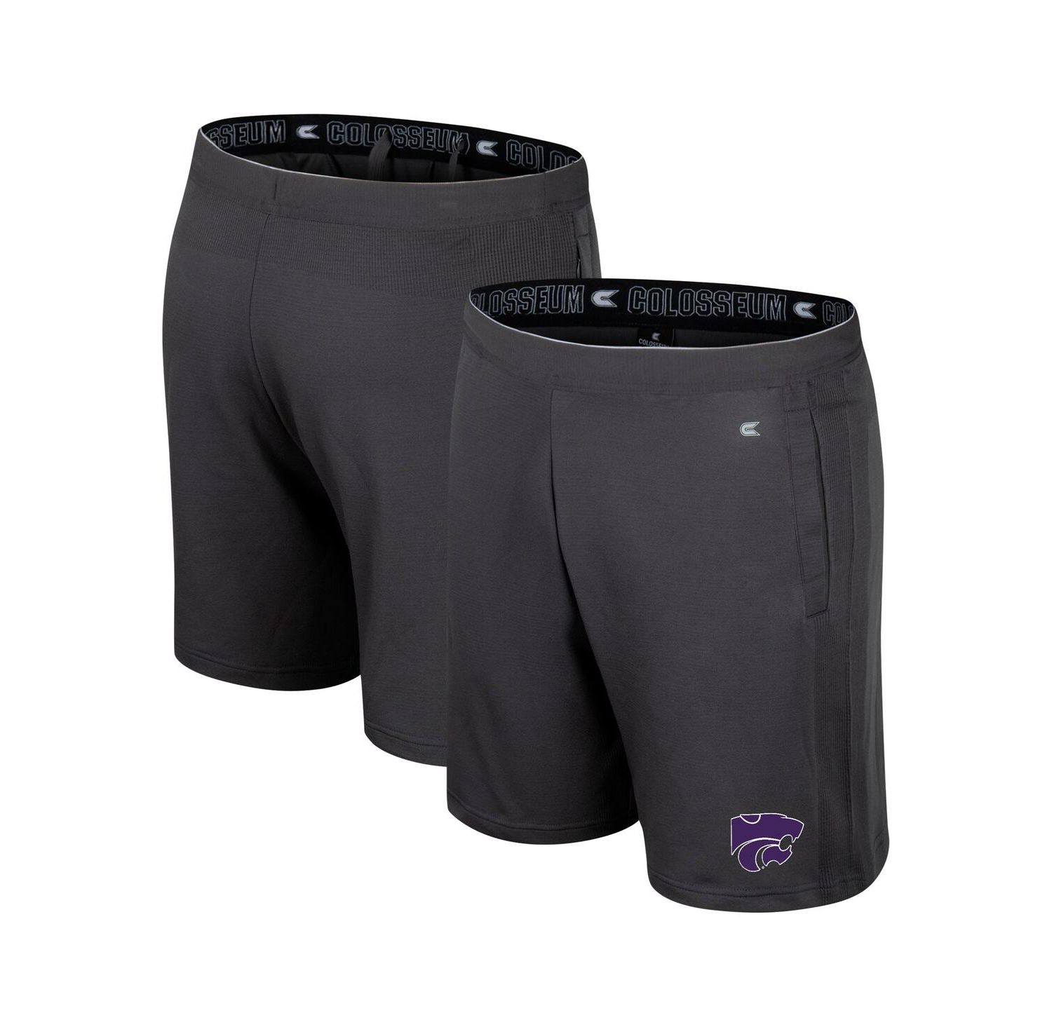 Men's Charcoal Kansas State Wildcats Forget Shorts