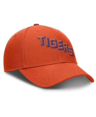 Men's Orange Clemson Tigers Slanted Primetime Rise Performance Adjustable Hat